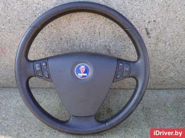 Рулевое колесо с AIR BAG Saab 9-3 1 2003г.  - Фото 1