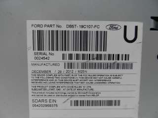 Магнитола Ford Explorer 5 2013г. DB5T19C107FC - Фото 2
