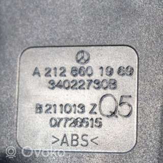Замок ремня безопасности Mercedes E W212 2013г. a2128601969 , artGTV51270 - Фото 4