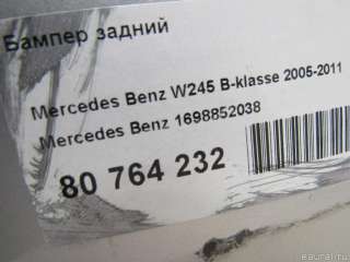 Бампер задний Mercedes B W245 2006г. 1698852038 - Фото 17