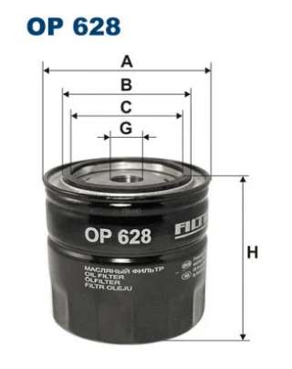 op628 filtron Фильтр масляный к Volvo S60 2 Арт 65290701