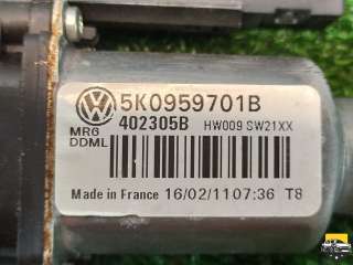 Моторчик стеклоподъемника передний правый Volkswagen Golf 6 2008г. 5K0959793, 5K0959701B - Фото 8
