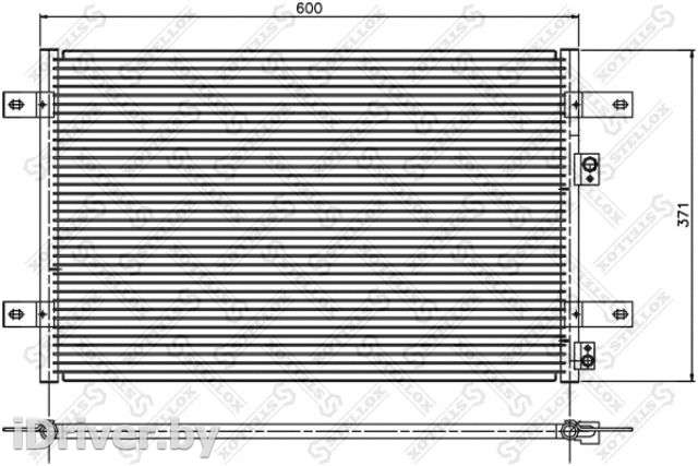 Радиатор кондиционера Ford Galaxy 1 1995г. 1045310sx stellox - Фото 1