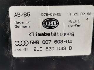 Переключатель отопителя (печки) Audi A4 B5 1998г. 8L0820043D, 5HB00760804 - Фото 4