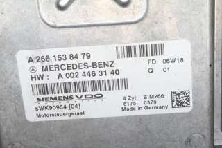 Блок управления двигателем Mercedes A W169 2006г. A2661538479, A0024463140 , art9718716 - Фото 4