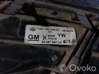Фара левая Opel Omega B 1996г. 90487567, 1ag00692021 , artKLI24309 - Фото 2