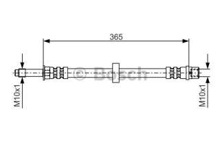 1987476851 bosch Патрубок (трубопровод, шланг) к Volvo S80 1 Арт 72172307