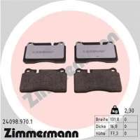 240989701 zimmermann Тормозные колодки передние к Volkswagen Touareg 1 Арт 72174927