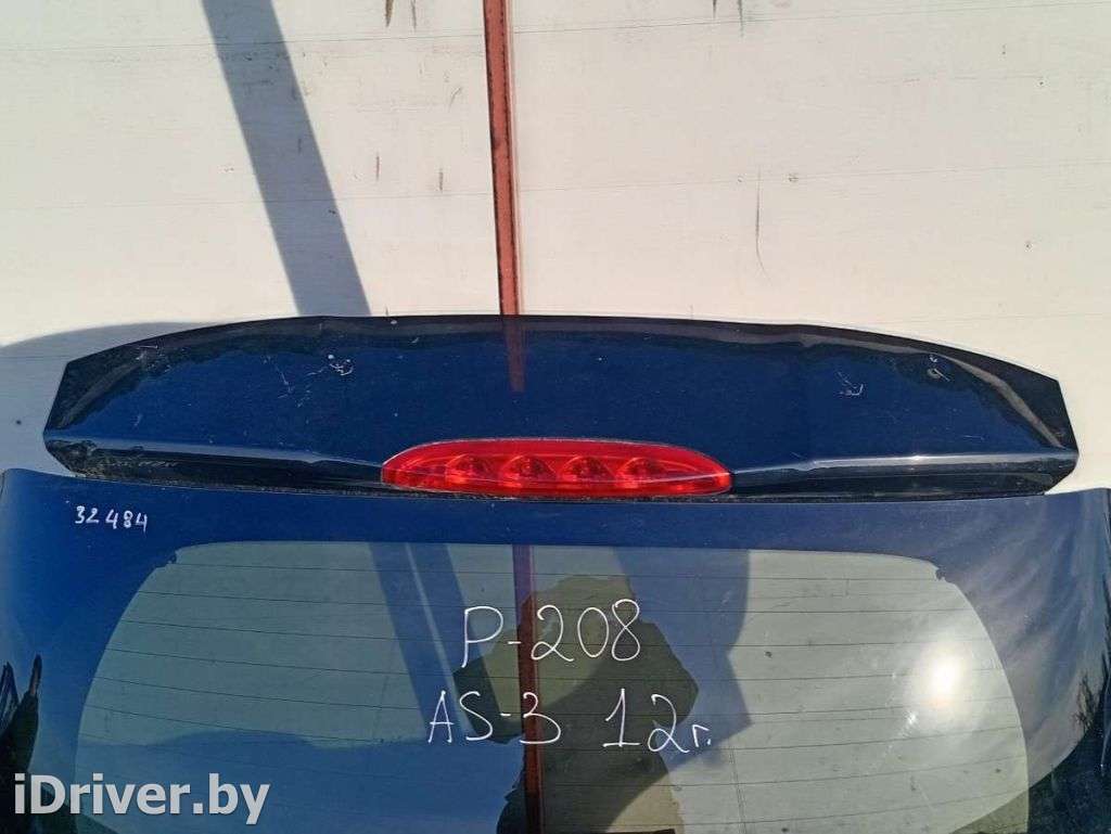 Крышка багажника (дверь 3-5) Peugeot 208 2012г. 9810682180  - Фото 5