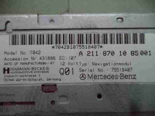 Блок навигации Mercedes CLS C219 2007г. 2118701085 - Фото 5