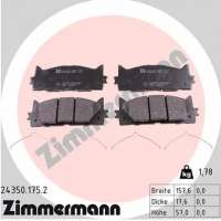 243501752 zimmermann Тормозные колодки комплект к Toyota Camry XV30 Арт 73668488