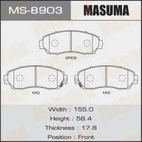 ms8903 masuma Тормозные колодки передние к Honda CR-V 3 Арт 72230901