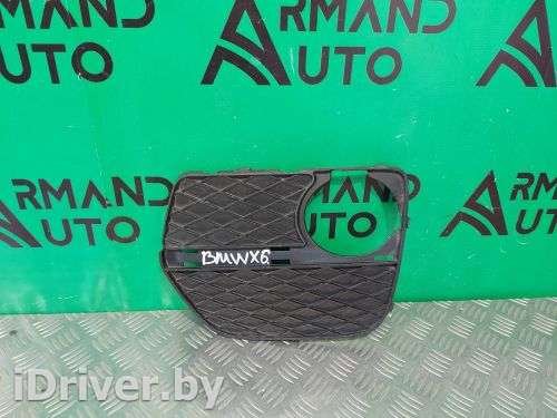 Решетка бампера BMW X6 E71/E72 2012г. 51117312605 - Фото 1