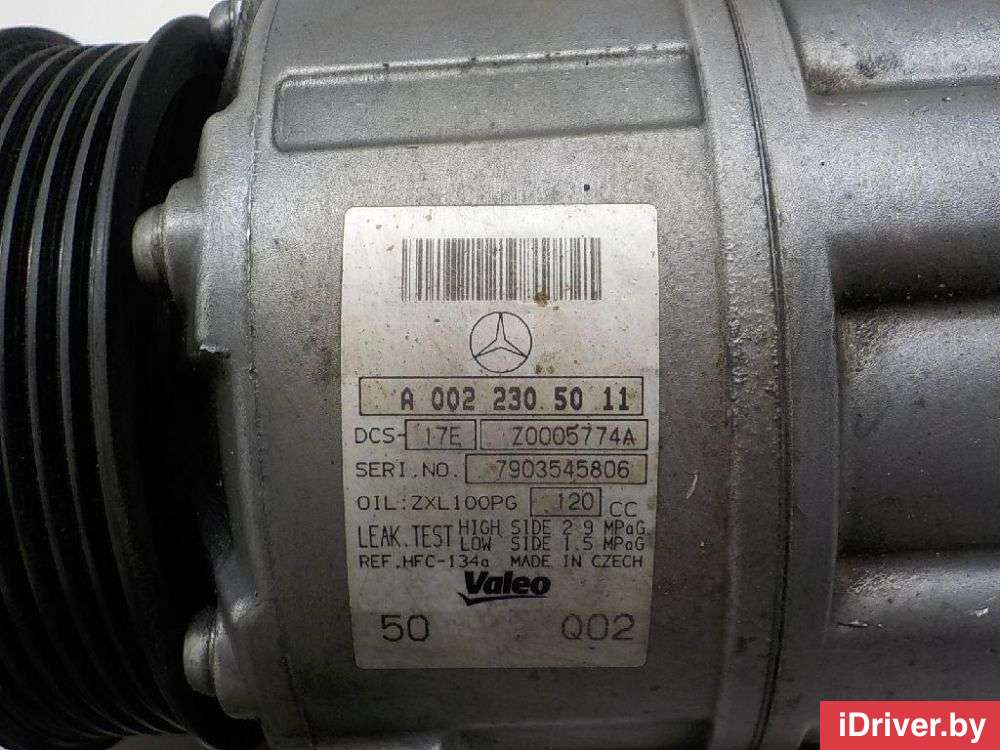 Компрессор кондиционера Mercedes R W251 2000г. 0022305011 Mercedes Benz  - Фото 6
