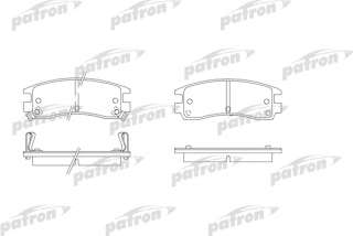 pbp1264 patron Тормозные колодки комплект к Opel Sintra Арт 73661015