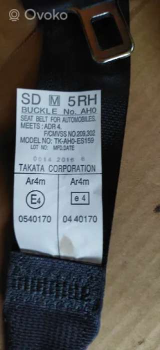 Ремень безопасности Subaru XV 1 2016г. 64660fj120vi , artRED1335 - Фото 2