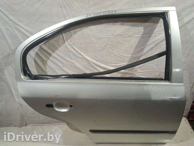 Дверь задняя правая Skoda Octavia A4 2002г.  - Фото 1