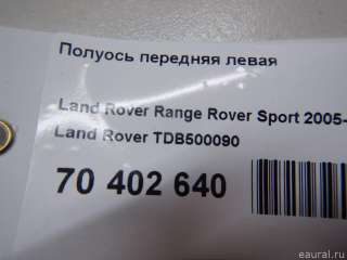Полуось передняя левая (приводной вал, шрус) Land Rover Range Rover Sport 1 restailing 2007г. TDB500090 Land Rover - Фото 6