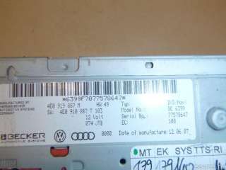 Магнитола (аудио система) Audi A5 (S5,RS5) 1 2009г. 4E0910888PX VAG - Фото 6