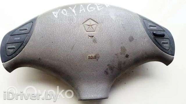 Подушка безопасности водителя Chrysler Voyager 3 1997г. p0gp43sc3, 4685544 , artIMP2566878 - Фото 1