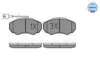 0252391719w meyle Тормозные колодки комплект к Peugeot Boxer 1 Арт 73672666
