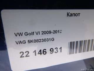 Капот Volkswagen Golf 6 2011г. 5K0823031G VAG - Фото 7
