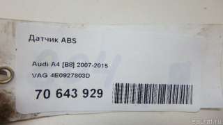 Датчик ABS Audi A8 D3 (S8) 2014г. 4E0927803D VAG - Фото 5