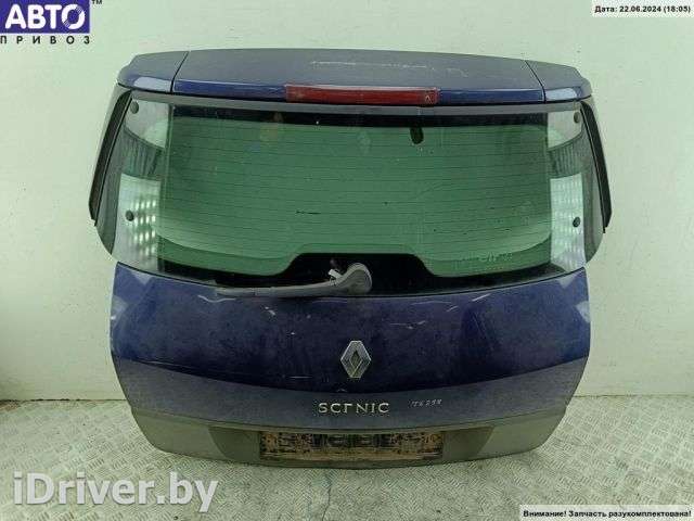 Крышка багажника (дверь задняя) Renault Scenic 2 2004г.  - Фото 1
