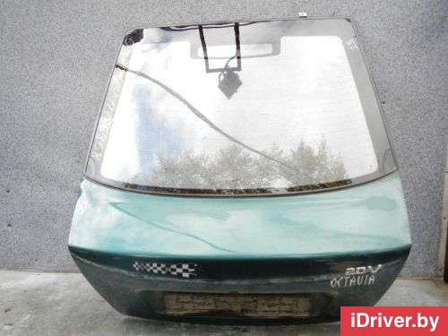 Дверь багажника со стеклом Skoda Octavia A4 1999г.  - Фото 1