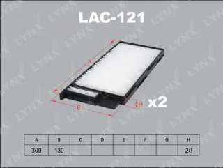 lac121 lynxauto Фильтр воздушный к Lexus LX 3 Арт 73693511