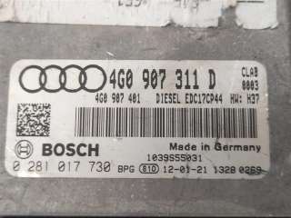 Блок управления двигателем Audi A6 C7 (S6,RS6) 2012г. Номер по каталогу: 4G0907311D, совместимые:  0281017730, 4G0907311D4G0 - Фото 2