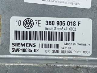 Блок управления двигателем Volkswagen Passat B5 2001г. 3B0906018F, 5WP40035 - Фото 2
