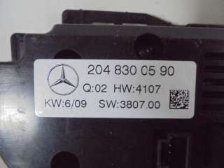 Переключатель отопителя (печки) Mercedes C W204 2009г. A2048300590 - Фото 2