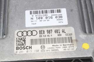 Блок управления двигателем Audi A4 B7 2006г. 8E0907401AL, 0281013190, 8E0910401N , art10375445 - Фото 4