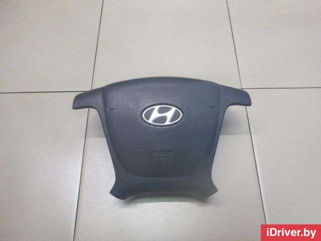 Подушка безопасности в рулевое колесо Hyundai Santa FE 2 (CM) 2007г. 569002B010WK - Фото 1