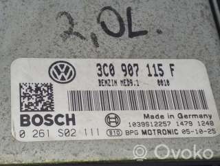 Блок управления двигателем Volkswagen Passat B6 2006г. 3c0907115f, 0261s02111 , artDTR5568 - Фото 3