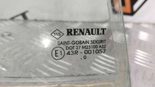 Стекло двери задней правой Renault Clio 3 2010г.  - Фото 2