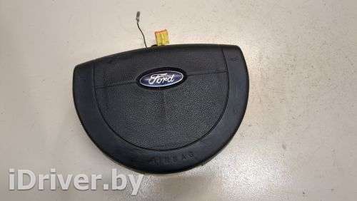 Подушка безопасности водителя Ford Fiesta 5 2005г.  - Фото 1