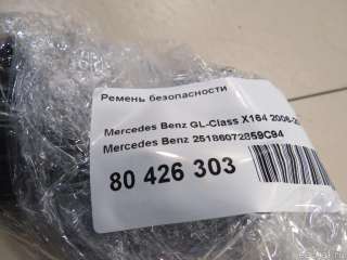 Ремень безопасности Mercedes GL X164 2007г. 25186072859C94 - Фото 5