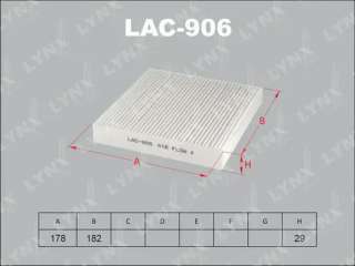 lac906 lynxauto Фильтр воздушный к Suzuki Swift 3 Арт 73690798