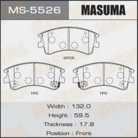 ms5526 masuma Тормозные колодки комплект к Mazda 6 1 Арт 72230876