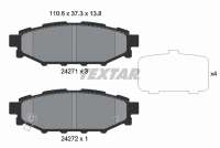 2427101 textar Тормозные колодки комплект к Subaru Impreza 3 Арт 73668466
