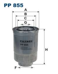 pp855 filtron Фильтр топливный к Mazda 626 GD Арт 65298773