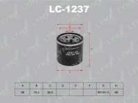 lc1237 lynxauto Фильтр масляный к Mazda 323 BG Арт 72227863