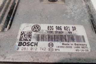 Блок управления двигателем Volkswagen Passat B6 2008г. 03G906021DP, 0281012742 , art8404970 - Фото 4