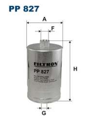 pp827 filtron Фильтр топливный к Opel Corsa A Арт 65294386