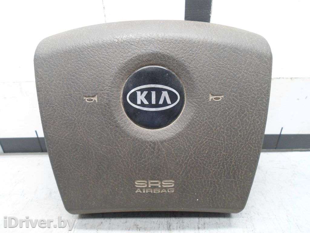 Подушка безопасности водителя Kia Sorento 1 2004г. 569103E050CQ  - Фото 1
