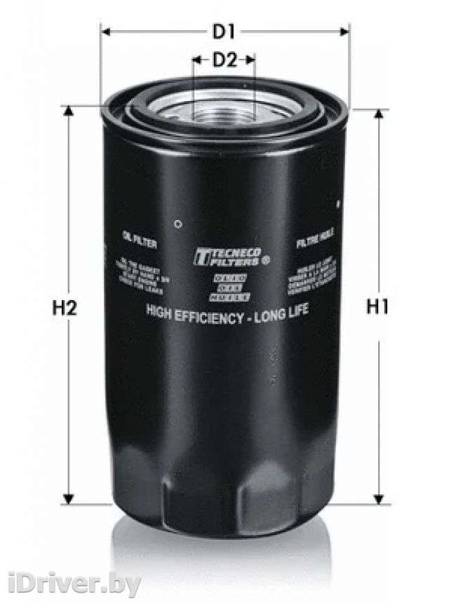 Фильтр масляный Peugeot Boxer 3 2000г. ol9988 tecneco-filters - Фото 1