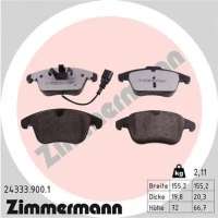 243339001 zimmermann Тормозные колодки комплект к Seat Alhambra 2 Арт 73675900