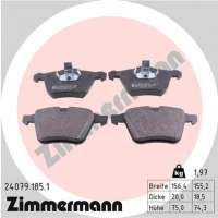 240791851 zimmermann Тормозные колодки передние к Jaguar XF 250 Арт 72212633